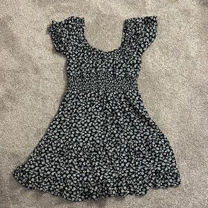 Altar'd State Women’s Mini Dress - Green and White Floral